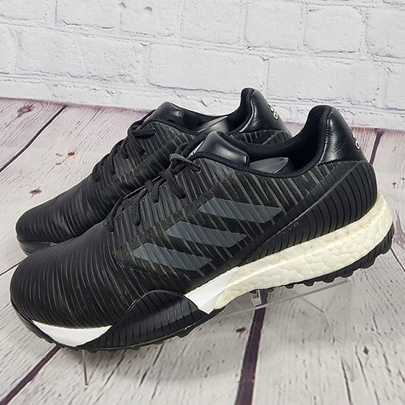 Adidas Men's Size 11.5 Black CodeCaos Golf Shoes Sneakers - Picture 3 of 8